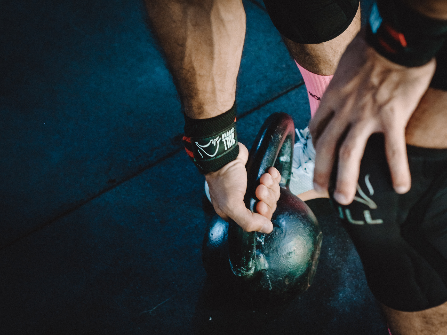 Hand Holding Kettle Bell